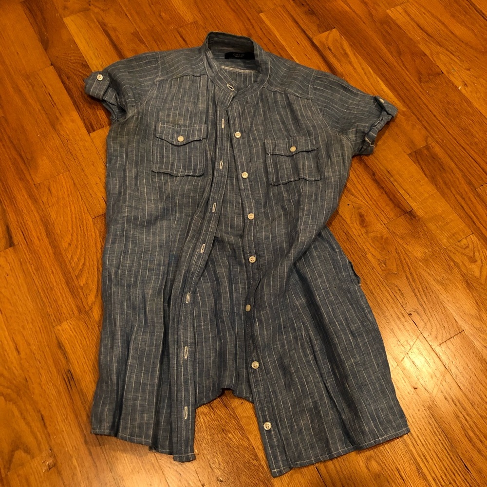 Button Down Short Sleeved Shirt